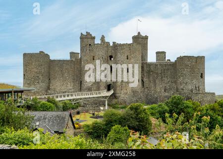 Harlech Castle, Harlech, Gwynedd, Galles Foto Stock