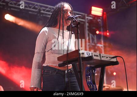 27 luglio 2024, Sheffield, South Yorkshire, U. K: Esibizione al Tramlines Festival 2024 , Sheffield, UK (Credit Image: © Robin Burns/ZUMA Press Wire) SOLO USO EDITORIALE! Non per USO commerciale! Foto Stock