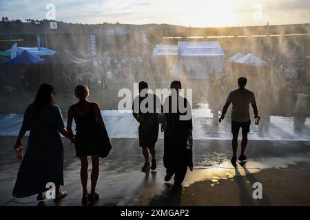 Brno, Repubblica Ceca. 27 luglio 2024. Il 4° festival Pop Messe a Brno, Repubblica Ceca, 27 luglio 2024. Crediti: Vaclav Salek/CTK Photo/Alamy Live News Foto Stock