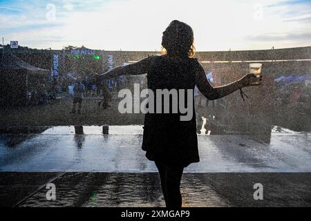 Brno, Repubblica Ceca. 27 luglio 2024. Il 4° festival Pop Messe a Brno, Repubblica Ceca, 27 luglio 2024. Crediti: Vaclav Salek/CTK Photo/Alamy Live News Foto Stock