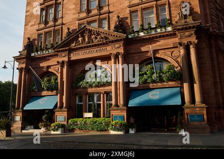 Edimburgo Scozia, Regno Unito 28 luglio 2024. Vista generale della Caledonian Edinburgh. credito sst/alamy notizie in diretta Foto Stock