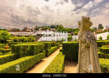 Castelo Branco, Portogallo - 27 giugno 2024: I Giardini storici nel comune di Castelo Branco, Portogallo Foto Stock