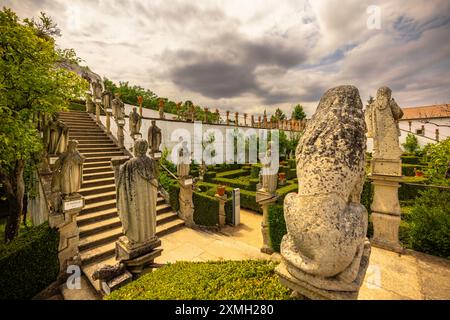 Castelo Branco, Portogallo - 27 giugno 2024: I Giardini storici nel comune di Castelo Branco, Portogallo Foto Stock