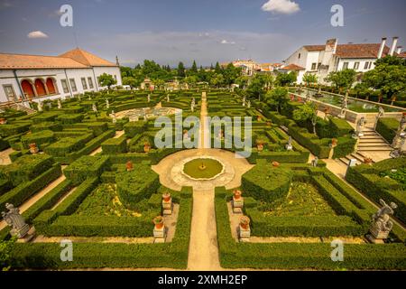 Castelo Branco, Portogallo - 27 giugno 2024: I Giardini storici nel comune di Castelo Branco, Portogallo Foto Stock
