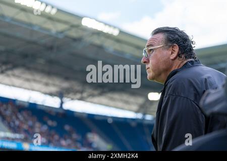 Jim Tomsula (Rhein Fire, capo allenatore), GER Rhein Fire vs. Paris Musketeers, calcio, European League of Football, Spieltag 10, Saison 2024, 28.07.2024 foto: Eibner-Pressefoto/Fabian Friese Foto Stock