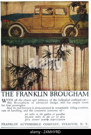 1919 Franklin Brougham '20 annuncio pubblicitario Foto Stock