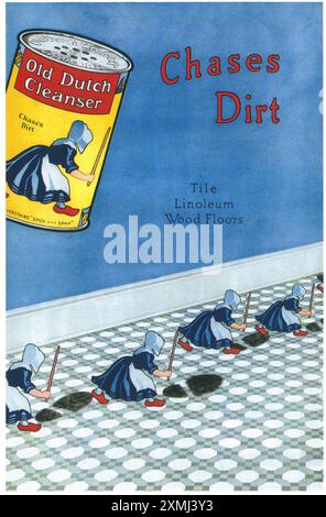 1917 Old Dutch Cleanser ad Foto Stock