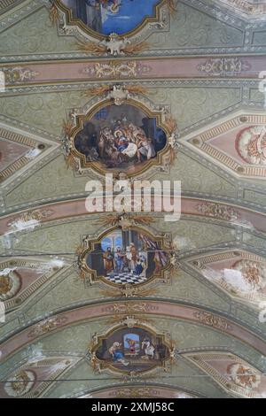 Bergamo, Italia - 17 giugno 2024 - Chiesa di Sant'Agata (Sant'Agate del Carmine) in via Colleoni Foto Stock