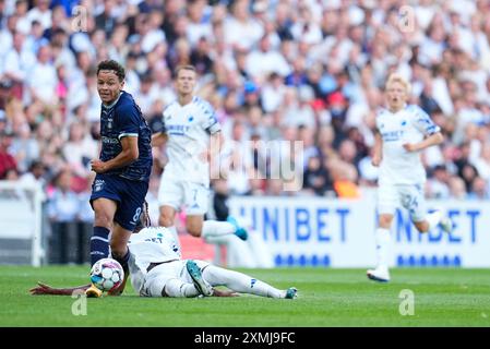 Copenaghen, Danimarca. 28 luglio 2024. Superliga match tra FC Copenhagen e AGF a Parken domenica 28 luglio 2024. (Foto: Claus Bech/Scanpix 2024) credito: Ritzau/Alamy Live News Foto Stock