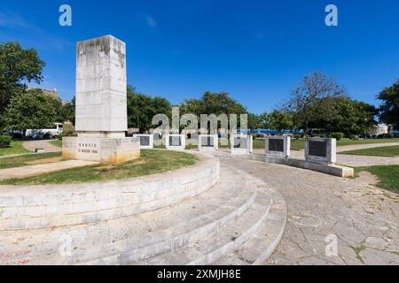 Corfù, 10 giugno 2024: Isole Ionie della Grecia Corfù. Vista panoramica della città di corfù Foto Stock