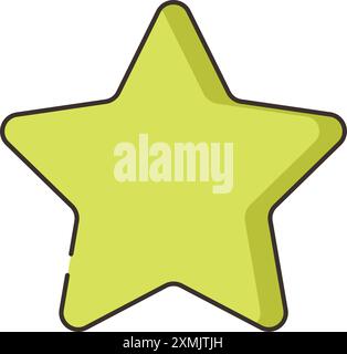 Icona Star Web Illustrazione Vettoriale