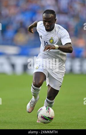 Porto, Portogallo. 28 luglio 2024. Dragao Stadium, amichevole pre-stagionale 2024/2025, FC Porto contro Sporting; Sadio Mane dell'al-Nassr, durante una partita tra FC Porto e al-Nassr per l'amichevole pre-stagionale 2024/2025 al Dragao Stadium di Porto il 28 luglio. Foto: Daniel Castro/DiaEsportivo/Alamy Live News crediti: DiaEsportivo/Alamy Live News Foto Stock