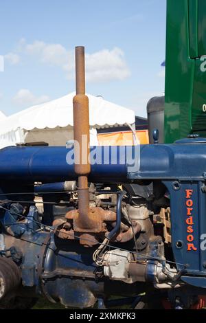 Trattore vintage Fordson alla fiera annuale della Driffield Agricultural Society, East Yorkshire UK Foto Stock