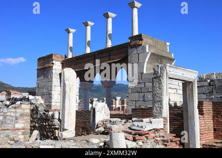 Intorno al sito di Ephesos Foto Stock