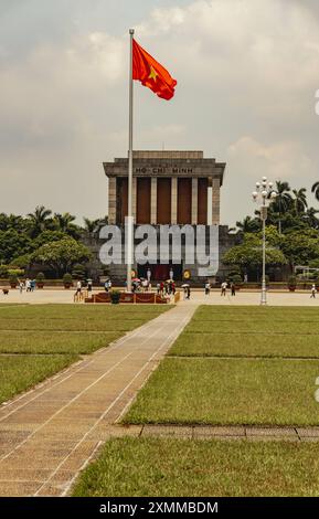 Cultura viaggi attrazioni Vietnam a Hanoi Mausoleo ho chi Minh a Hanoi Vietnam Foto Stock