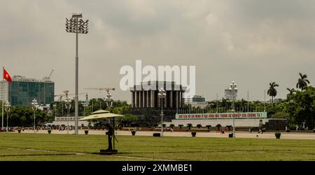 Cultura viaggi attrazioni Vietnam a Hanoi Mausoleo ho chi Minh a Hanoi Vietnam Foto Stock