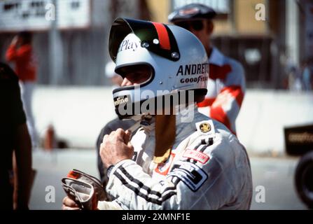 Mario Andretti. 1978 Gran Premio degli Stati Uniti ad ovest Foto Stock