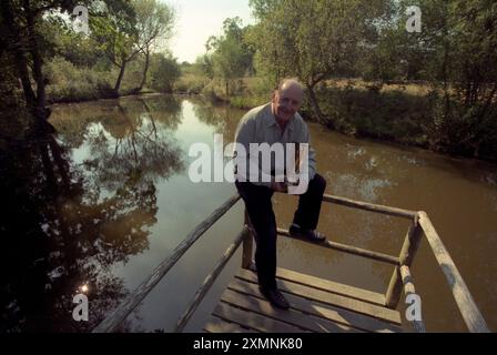 Les Leston , pilota britannico 23 settembre 1997 foto di Roger Bamber Foto Stock