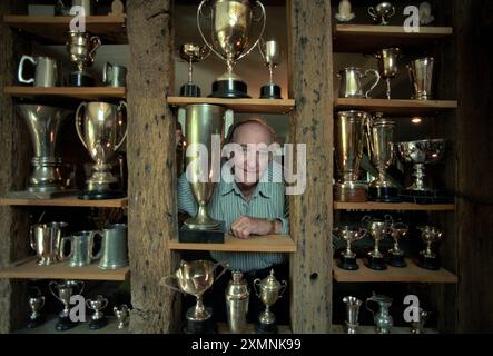 Les Leston , pilota britannico 23 settembre 1997 foto di Roger Bamber Foto Stock