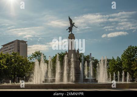 Place de la Republique, Digione, Borgogna, Francia Foto Stock