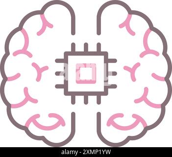 Icona AI Illustrazione Vettoriale