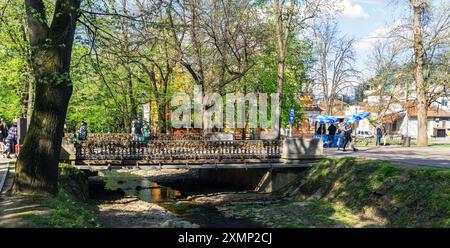 Vrnjacka Banja, Serbija, una settimana primaverile a Vrnjacka Banja Foto Stock