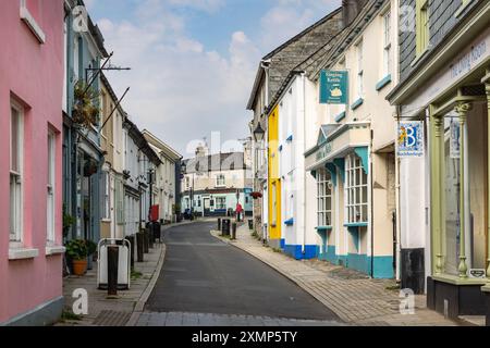 La piccola città di mercato di Buckfastleigh nel Devon, Inghilterra, Regno Unito Foto Stock