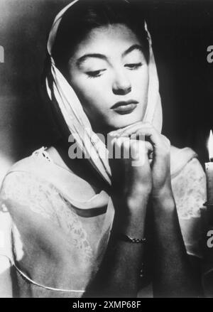 Golden Salamander anno 1950 Direttore Regno Unito; Ronald Neame Anouk Aimée Foto Stock