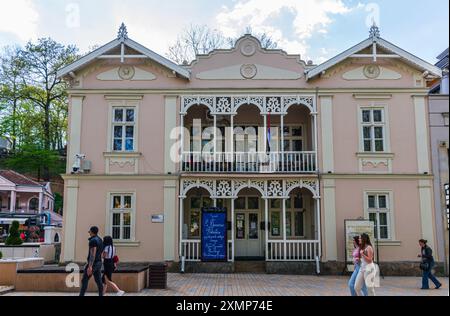 Vrnjacka Banja, Serbija, una settimana primaverile a Vrnjacka Banja Foto Stock