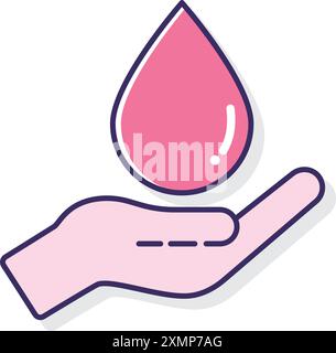 Donazione di sangue Illustrazione Vettoriale