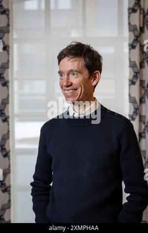 Rory Stewart, accademico britannico, emittente televisiva, scrittore ed ex diplomatico e politico, fotografò a Londra, luglio 2024 Foto Stock