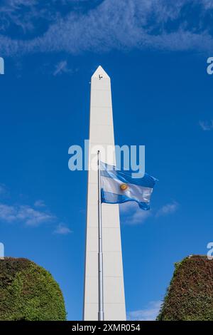 L'obelisco di Buenos AIresin la piazza della Repubblica di Buenos Aires, Argentina. Foto Stock