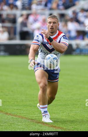 Wakefield, Inghilterra - 28 luglio 2024 - Thomas Doyle di Wakefield Trinity. Campionato Betfred di Rugby League, Wakefield Trinity vs Featherstone Rovers al DIY Kitchens Stadium, Wakefield, UK Dean Williams Foto Stock