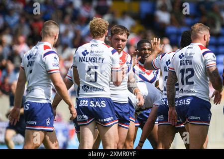 Wakefield, Inghilterra - 28 luglio 2024 - . Campionato Betfred di Rugby League, Wakefield Trinity vs Featherstone Rovers al Brick Community Stadium, Wakefield, UK Dean Williams Foto Stock