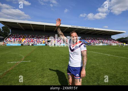 Wakefield, Inghilterra - 28 luglio 2024 - Josh Griffin di Wakefield Trinity. Campionato Betfred di Rugby League, Wakefield Trinity vs Featherstone Rovers al DIY Kitchens Stadium, Wakefield, UK Dean Williams Foto Stock