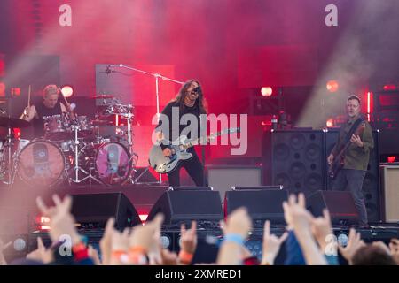 Foo Fighters Perforning al Roskilde Festival 2024 Foto Stock