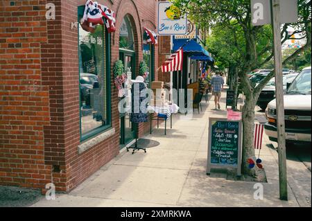 Storica Southport, North Carolina, Stati Uniti Foto Stock