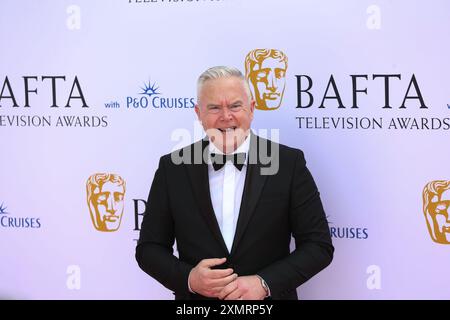 Londra, Regno Unito, 14 maggio 2023. Huw Edwards arriva ai BAFTA Television Awards 2024, Royal Festival Hall, Londra, Regno Unito Foto Stock