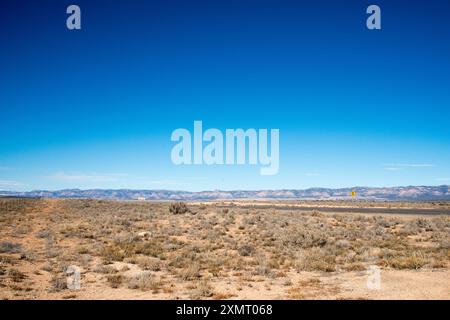 Scenario sulla Route US 191 da Salt Lake City a Moab, Utah Foto Stock