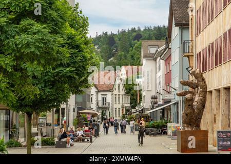 Vista a Staedtle, Vaduz, Liechtenstein Foto Stock