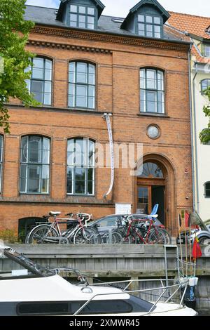 Edifici nel quartiere Christianshavn di Copenaghen, Danimarca, Scandinavia. Foto Stock