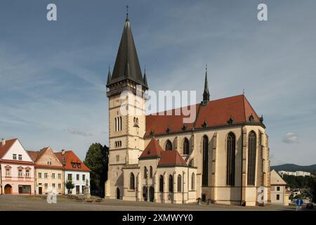 Basilica di San Giles, Bardejov, Slovacchia Foto Stock