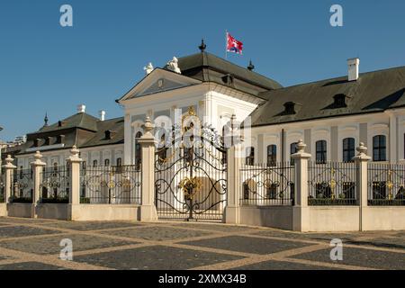 Palazzo del Presidente, Bratislava, Slovacchia Foto Stock