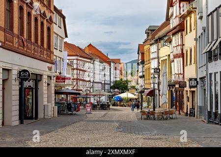 Il centro storico di Eschwege Foto Stock
