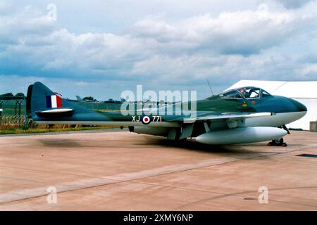 De Havilland DH.115 Vampire T.55 G-HELV / "XJ771" Foto Stock