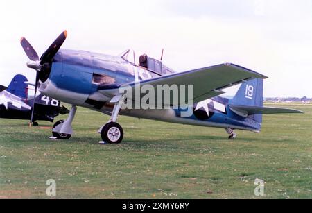 Grumman F6F-5 Hellcat G-BTCC Foto Stock