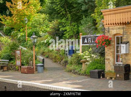 Piattaforma della stazione di Arley Foto Stock