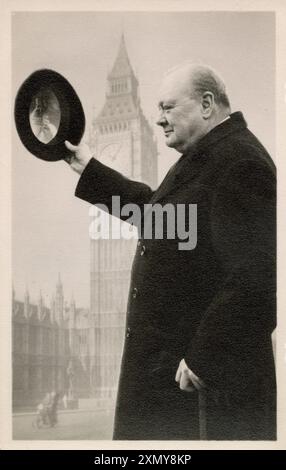 Sir Winston Churchill Foto Stock