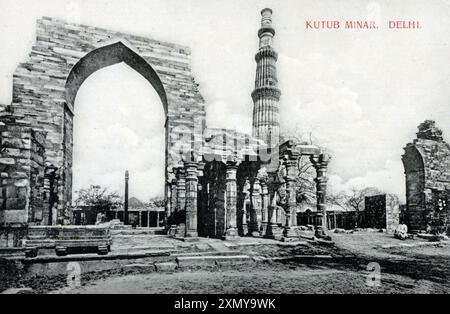 Kutub Minar, Delhi, India Foto Stock