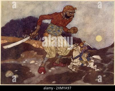 La storia dei fratellastri malvagi Foto Stock